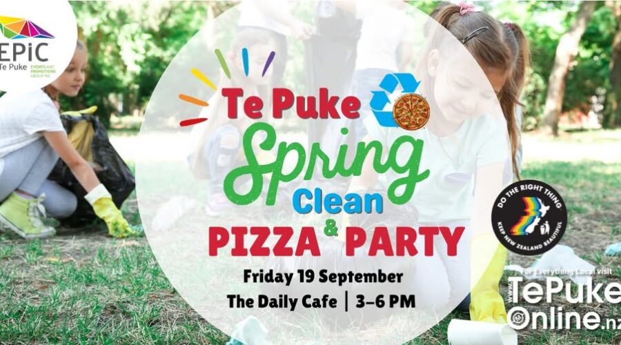 Clean Up Te Puke & Enjoy Some Pizza!