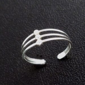 Three Balls Toe Ring