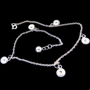 Silver Spiral Anklet NZ