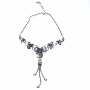 Solid Flower Necklace