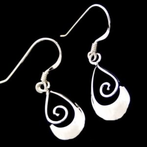 Teardrop Spiral Earrings NZ