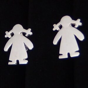 Pipi Girl Silver Studs