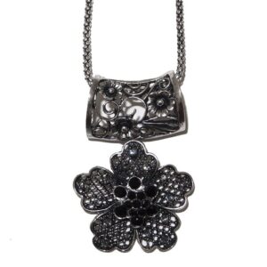 Antique Flower Steampunk Necklace