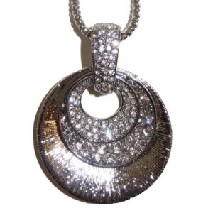 Triple Circle Eternity Necklace