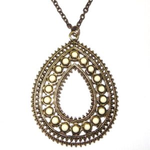 Aztec Necklace with Teardrop