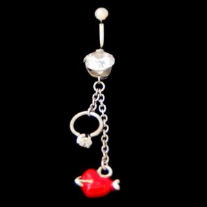 Ring Dangling Belly Bar