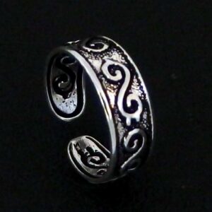 Maori Koru Toe Ring