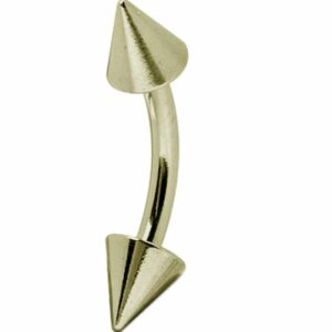 Gold Eyebrow Bar