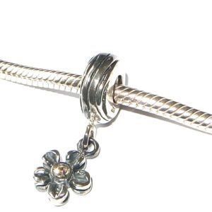 Dangling Sparkle Flower Bead