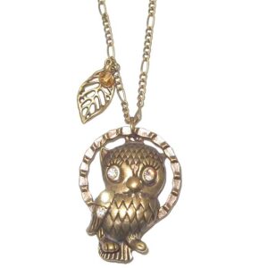 Antique Owl Necklace