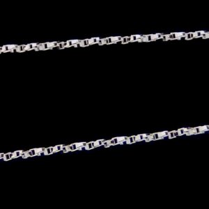Silver Twist Box Chain