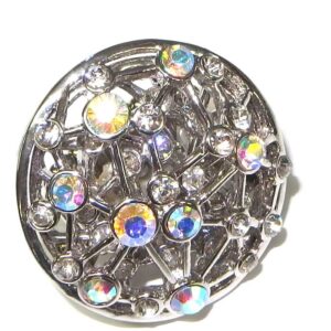 Stretch Ring Crystal Galaxy