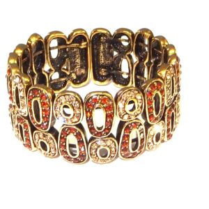 Chunky Gold Costume Bracelet