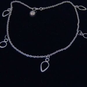 Dangle anklets tears or circles