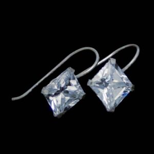 Square CZ Earring
