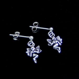 Fairy Stud Earrings Silver