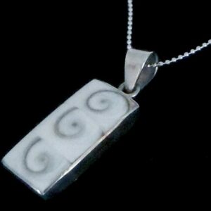 Rectangle Shiva Shell Pendant