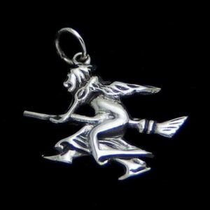 Riding Witch Pendant