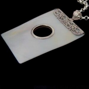 Large Ornate Shell Pendant
