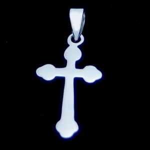 Rounded Trinity Cross Pendant