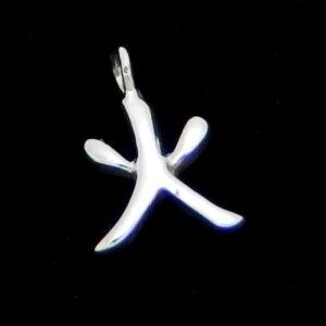 Silver Chinese Fire Pendant