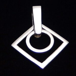Silver Geometric Necklace