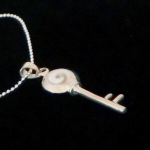 Silver Shiva Key Pendant