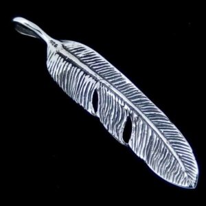 Silver Feather Pendant