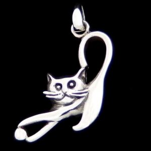 Ball and Cat Pendant