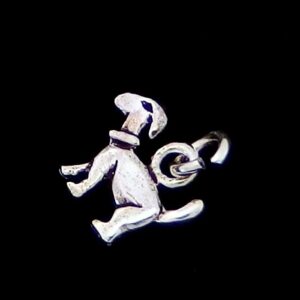 Silver Goat Pendant Charm