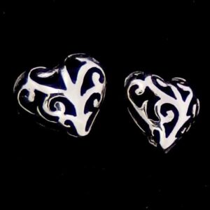 Filigree Heart Studs NZ
