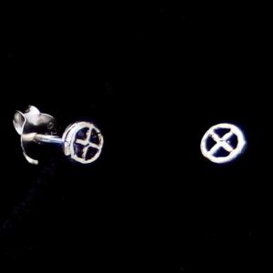 Sterling Silver Kiss Studs