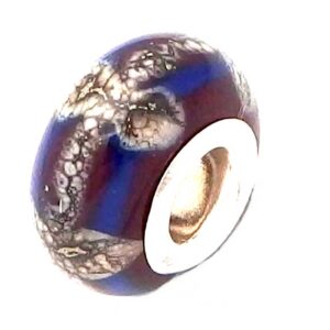 Blue Sea Glass Bead