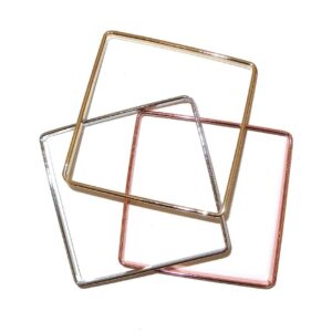 Square Copper Bangle Set