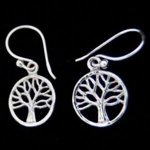 Circle Tree of Life Earrings