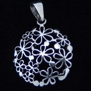 Cut Out Flower Pendant