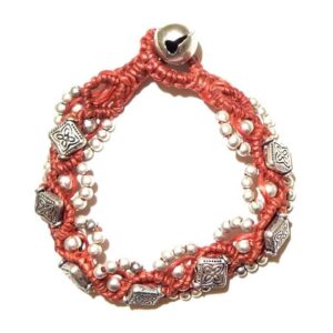 Macrame Beaded Boho Bracelet