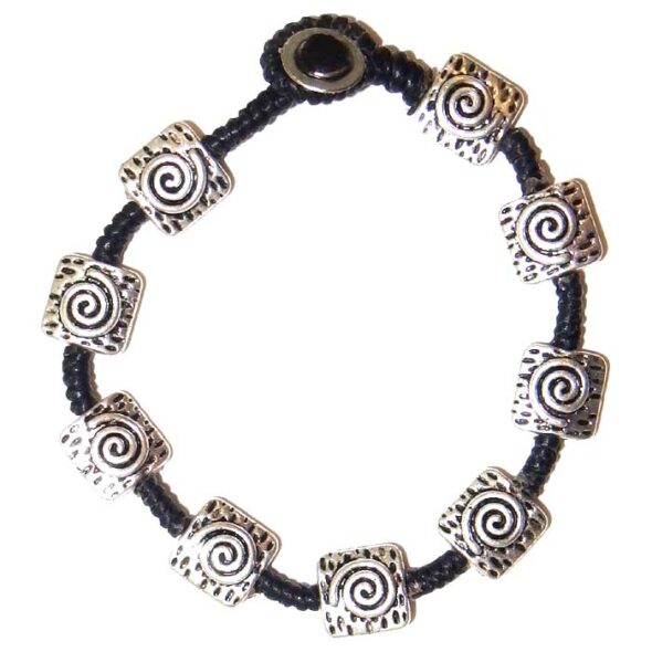 Spiral kiwi surfer bracelet