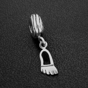 Dangling Foot Pandora Compatible Bead