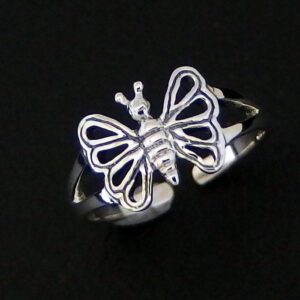 Cut Out Butterfly Toe Ring