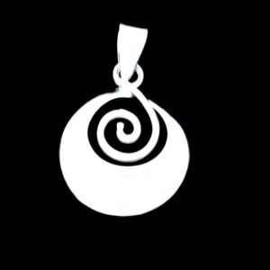 Circle Koru Spiral Pendant