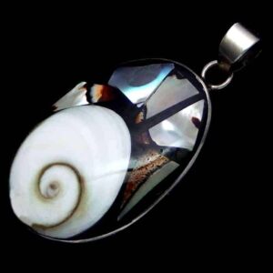 Shiva Shell Pendant with Cowrie