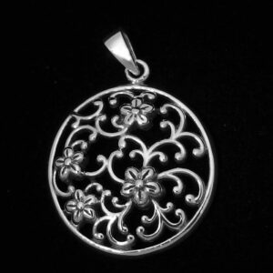 Filigree Vintage Flower Pendant