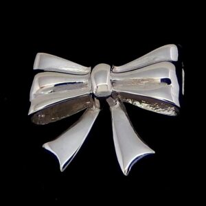 Silver Bow Pendant