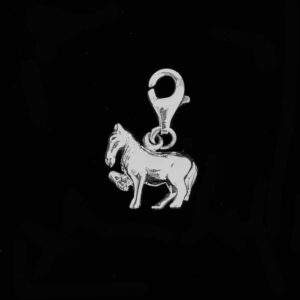 Sterling Silver Horse Charm Clip