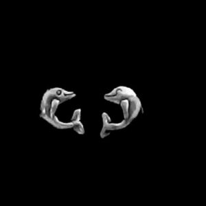 Cute Dolphin Stud Earrings