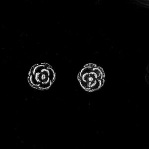Small Rose Stud Earrings