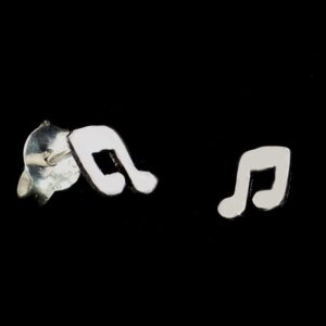 Music Note Stud Earrings