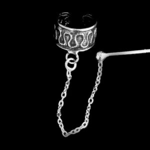 Ear Cuff Chain Silver