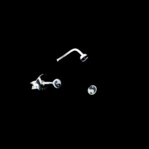 Yin Yang Nose Stud